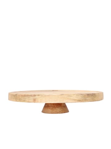 Homla Serveerplateau "Sjal Mango" beige - Ø 33 cm