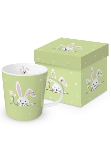 ppd Kubek jumbo "Hello Easter" w kolorze zielonym - 350 ml