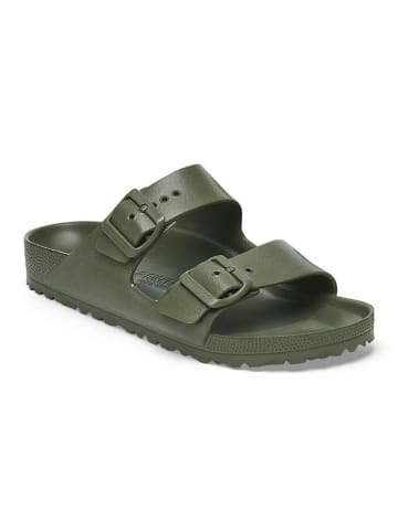 Birkenstock Pantoletten "Arizona" in Grün - Weite N