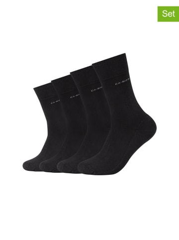 camano 4er-Set: Socken in Schwarz