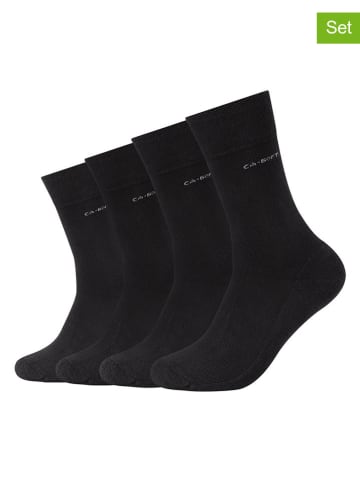 Skechers 4er-Set: Socken in Schwarz