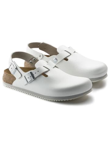 Birkenstock Leren clogs "Tokio" wit