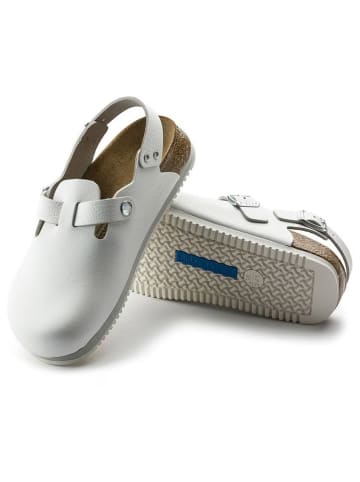 Birkenstock Leren clogs "Tokio" wit