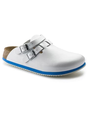 Birkenstock Leren clogs "Kay" wit