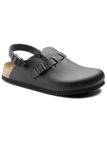 Birkenstock Leren clogs "Kay" zwart