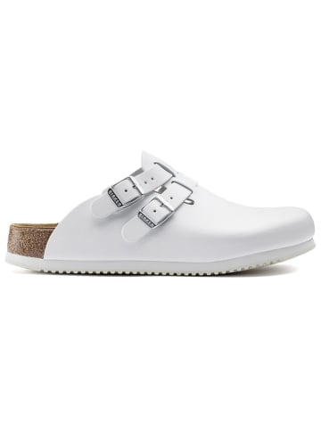 Birkenstock Leren clogs "Kay" wit