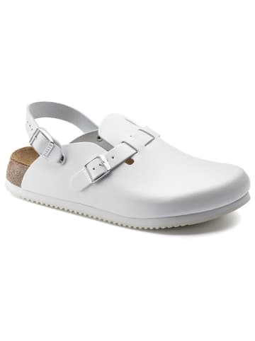 Birkenstock Leren clogs "Kay" wit