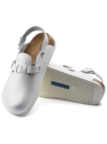 Birkenstock Leren clogs "Kay" wit