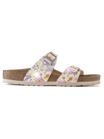 Birkenstock Pantoletten "Sydney" in Weiß/ Rosa