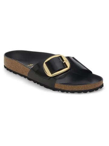 Birkenstock Skórzane klapki "Madrid" w kolorze czarnym