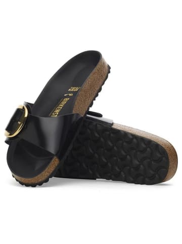 Birkenstock Skórzane klapki "Madrid" w kolorze czarnym