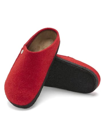 Birkenstock Leder-Clogs "Zermatt Standard" in Rot