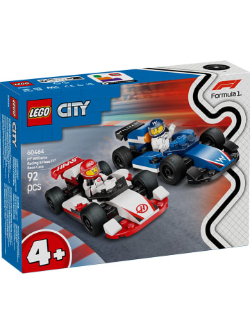 LEGO LEGO® City F1® Williams Racing en Haas F1® raceauto's - vanaf 4 jaar