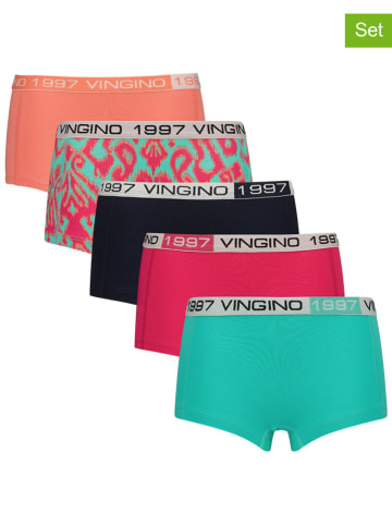 Vingino 5er-Set: Pantys in Bunt