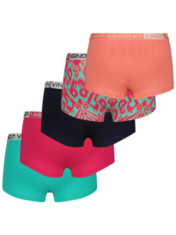 Vingino 5er-Set: Pantys in Bunt