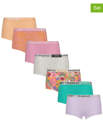 Vingino 7er-Set: Pantys in Bunt