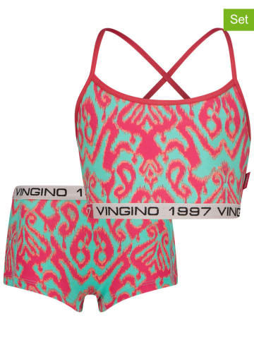 Vingino 2tlg. Wäscheset in Türkis/ Pink