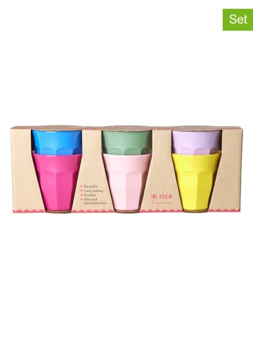 Rice 6er-Set: Becher in Bunt - 160 ml