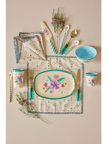 Rice Speiseteller in Beige/ Grün - (B)30 x (H)22 cm