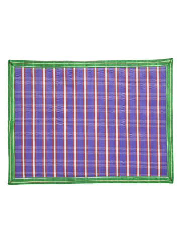 Rice Placemat paars/groen - (L)32 x (B)42 cm
