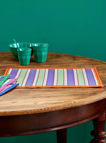Rice Placemat groen/paars/oranje - (L)32 x (B)42 cm