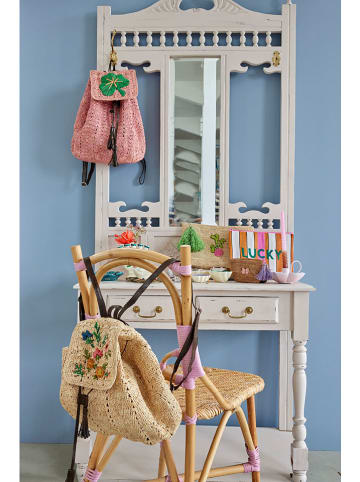 Rice Clutch lichtbruin - (B)30 x (H)20 x (D)8 cm