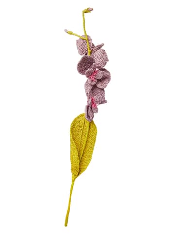 Rice Kunstblume in Lila/ Grün - (H)60 cm