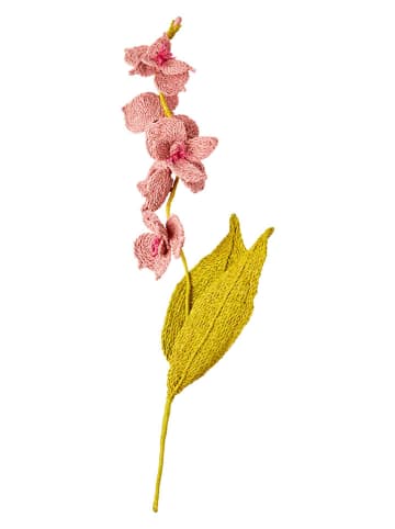 Rice Kunstblume in Rosa/ Gelb - (H)60 cm