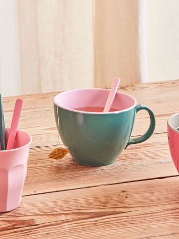 Rice Tasse in Khaki/ Rosa - 550 ml