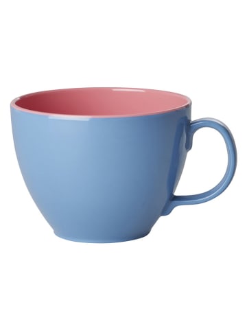 Rice Tasse in Hellblau/ Rosa - 550 ml