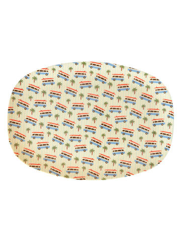 Rice Speiseteller in Creme/ Bunt - (B)30 x (H)22 cm