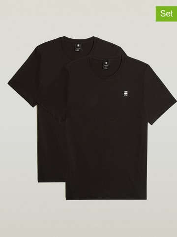 G-Star 2er-Set: Shirts in Schwarz