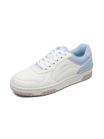 Levi´s Sneakers "Dereck" in Weiß/ Hellblau/ Lila