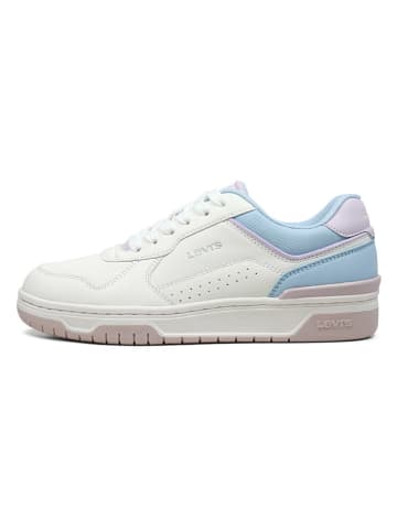 Levi´s Sneakers "Dereck" in Weiß/ Hellblau/ Lila