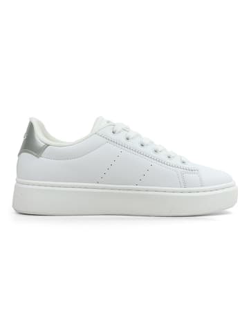 Levi´s Sneakers "Evelyn" wit/zilverkleurig