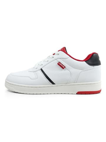 Levi's Sneakersy "Kick" w kolorze biało-czerwonym