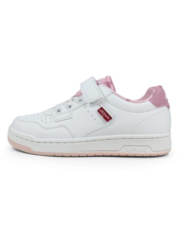 Levi´s Sneakersy "Kingdom" w kolorze biało-jasnoróżowym
