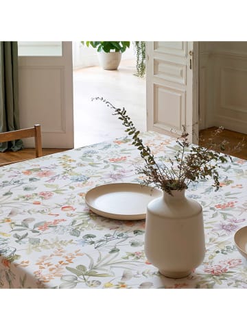 Mint Rugs Obrus "Floral Azahara" w kolorze biało-fioletowo-jasnoróżowym