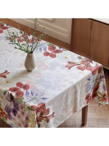 Mint Rugs Tischdecke "Floral Basilia" in Weiß/ Rot/ Lila