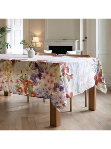 Mint Rugs Tischdecke "Floral Basilia" in Weiß/ Rot/ Lila
