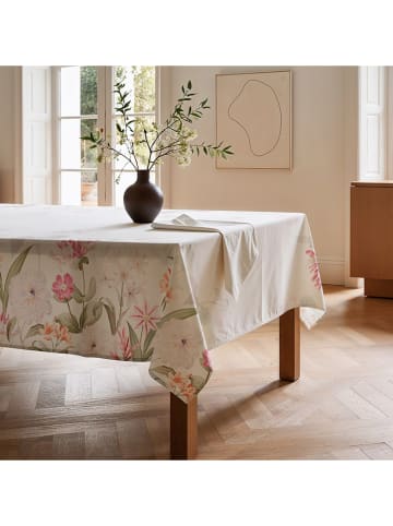 Mint Rugs Obrus "Floral Blume" w kolorze biało-jasnoróżowym
