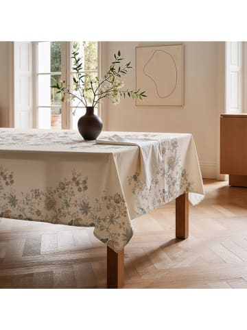 Mint Rugs Obrus "Floral Deva" w kolorze kremowo-niebieskim
