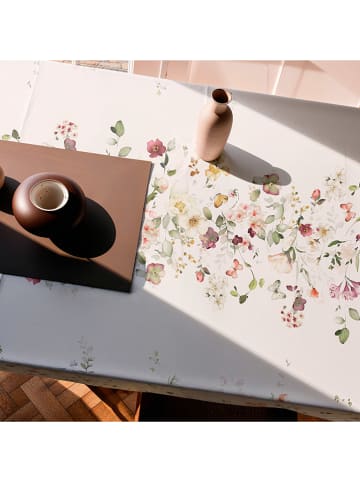 Mint Rugs Obrus "Floral Durana" w kolorze biało-zielono-żółtym