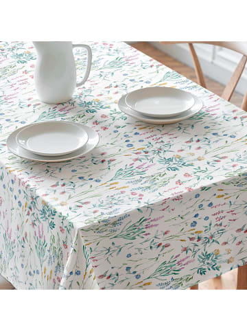 Mint Rugs Obrus "Floral And Tropical Elinor" w kolorze biało-zielono-niebieskim