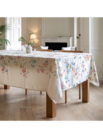 Mint Rugs Tafellaken "Floral Ibor" wit/lichtroze/blauw
