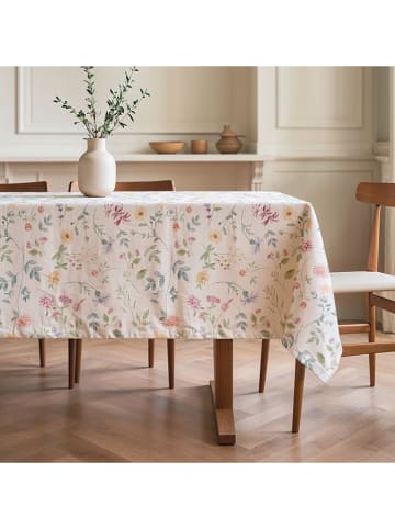 Mint Rugs Tafellaken "Floral Ilma" wit/geel/groen