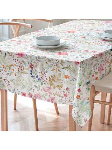 Mint Rugs Tischdecke "Floral And Tropical Lili" in Weiß/ Pink/ Grün
