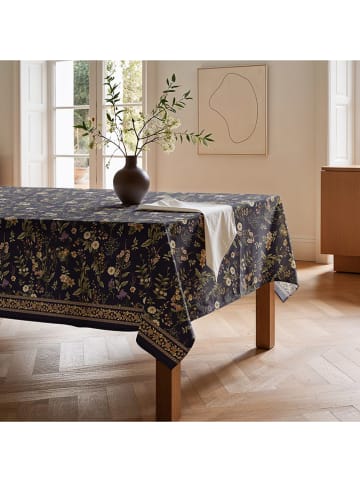 Mint Rugs Tafellaken "Floral Oria" donkerblauw/groen