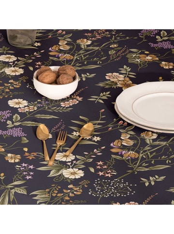 Mint Rugs Obrus "Floral Oria" w kolorze granatowo-zielonym