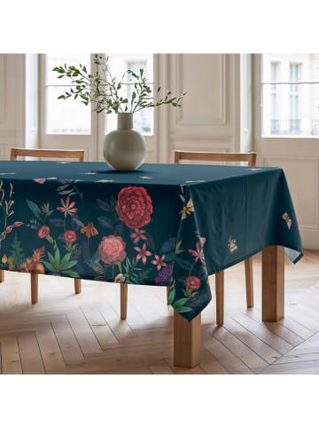 Mint Rugs Tafellaken "Floral Tayla" turquoise/lichtroze